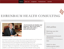 Tablet Screenshot of ehrenbaum.com